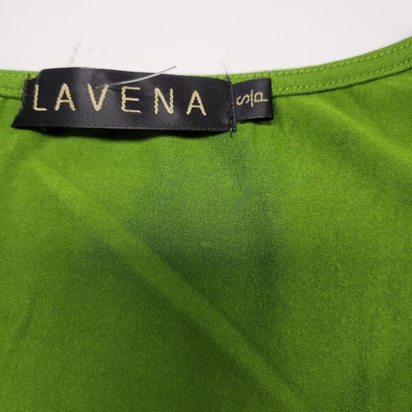 Women's Green Sleeveless Top, Stretchy Sleeveless Top, Cowl Neck Top- Size S, M - Picture 8 of 10